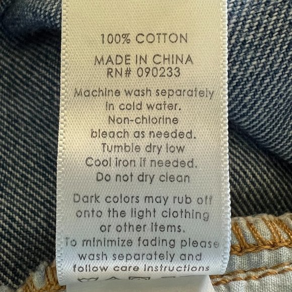 Bullhead Denim Co. Cotton Skinny Boyfriend Distressed Jeans Sz. 23 - Picture 10 of 10